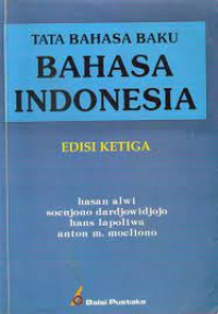 Image of Tata Bahasa Baku Bahasa Indonesia